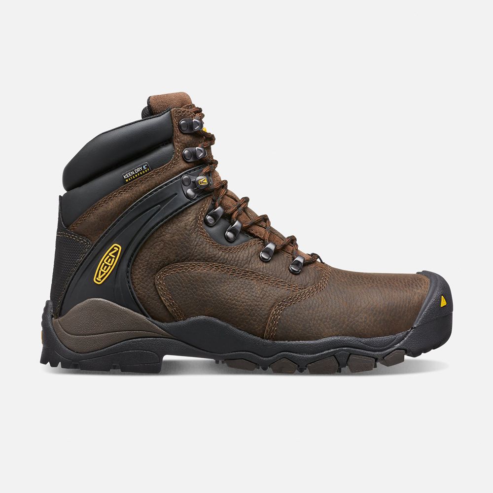 Cizme Keen Romania Barbati Maro Louisville 6" (Steel Toe) 6315-RNFLS